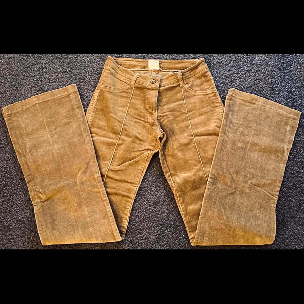 Women's Tan Corduroy flares